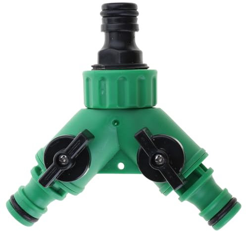 Connettore dell'acqua a tre vie multiuso con valvole integrate adatto per irrigazione agricola domestica e industriale