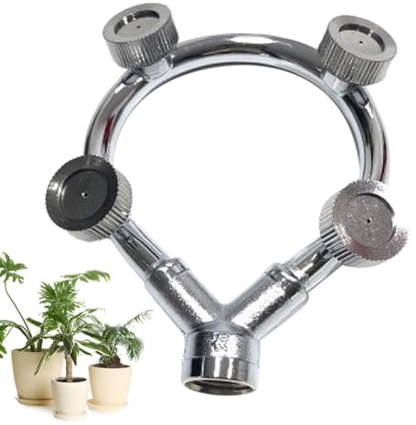 Multifunktionaler Wasserschlauch | S Gartenschlauch-Sprühgerät mit Mehreren Köpfen, poröse Zerstäubung, abnehmbar, verstellbar, für die Bewässerung von auf der Terrasse im Garten