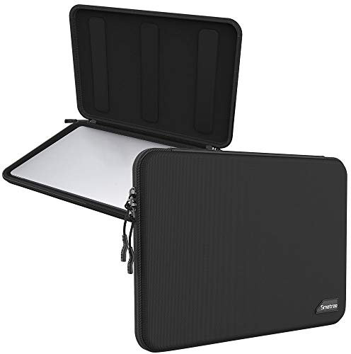 Smatree Hartschalen-Tragetasche für 13 Zoll (33 cm) Laptop für MacBook Pro 13 Zoll 2013-2018 2019 2020 / MacBook Air 2013-2017 2018-2020/13,5 Zoll Surface Laptop 4/3, Schwarz