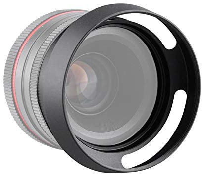 Bindpo Gegenlichtblende aus Aluminiumlegierung 43mm / 52mm, universelles Fotozubehör für für für für für Pentax-Kamera(43mm)