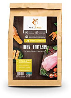 Wildfang® Hundefutter - Trocken - Getreidefreies Hundefutter - Premium Trockenfutter… (12 kg, Junior Huhn)