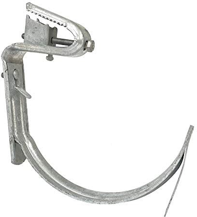 Rinnenhalter für Trapez- und Wellbleche halbrund RG333 aus Stahl, verzinkt