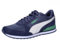 PUMA Unisex ST Runner V3 NL Sneaker, Navy-Vapor Gray-Archive Green White, 40.5 EU
