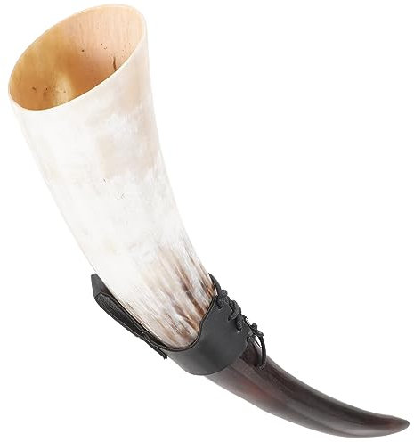 Yardwe 1 Ensemble De Corne Verre À Vin Viking Corne À Boire Tasse Corne De Boeuf Bière Tasse Authentique Médiéval Inspiré Tasse Vintage Vin Tasse Décoratif Corne Chope Noir