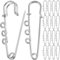 50Pcs Épingle De Sûreté À 3 Trous Broches De Bijoux À Bricoler Soi-Même Broches Résultats De Fabrication De Bijoux Clips De Sécurité Broche Épingles De Sûreté Épingle De Sûreté En