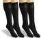 sesto senso Damen Kniestrümpfe Schwarz Microfaser Blickdicht 40 Den 2 Paar Kniesocken Bunt Seidenglatt Black