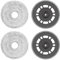 Panni mocio con supporto di ricambio, piastre per Dreame L10s Pro Ultra Heat/L10s Ultra Gen2/X30 Ultra/X40 Ultra/L20 Ultra/X40 Master/L40 Ultra, per Mova E30 Ultra Robot Aspirapolvere Ricambi