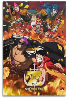 ZIEYDBEYDF Anime-Poster, Motiv: One Piece The Strongest Enemy, dekoratives Gemälde, Leinwand, Wandposter und Kunstdruck, moderne Familienschlafzimmer-Dekoration, Poster, 20 x 30 cm