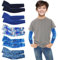 YEAMLTE Manicotti Pallavolo, 5 PCS Bambini Manicotti, Manicotti Pallavolo Bambino, Protezione Sunblock Manica Braccio, per Sport All'aria Aperta per Bambini e Adolescenti (blu, 3-7 anni)