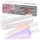 100 Pcs Disposable Icing Piping Bags, 13 Inch Clear Plastic Pastry Bags for Cake Cupcake Dessert Cookies Decoration (22x33cm)