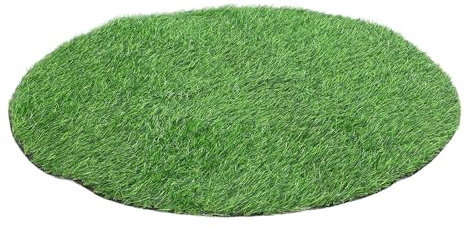 jojofuny Kunstrasenmatte 90x90x2,5cm Outdoor Kunstgras für Terrasse Garten Wetterfester Kunststoff Kunstrasen Hundematte Töpfchentraining Teppich Pflegeleicht und Langlebig