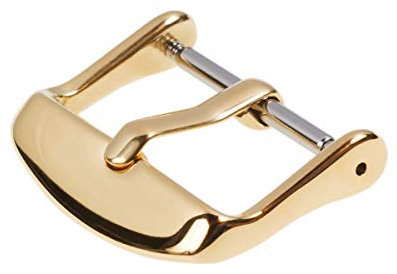 Archer Watch Straps - Ersatzschnalle aus Edelstahl mit PVD-Beschichtung für Uhren- und Smartwatch-Armbänder - Gold Poliert, 20mm