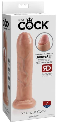 King Cock 7 Uncut, Light, 7 Zoll