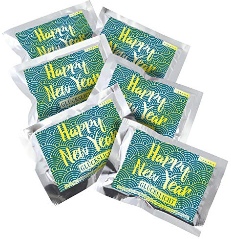 Fortunas Glückslicht | Gold Edition Happy | Happy New Year | 6er Pack