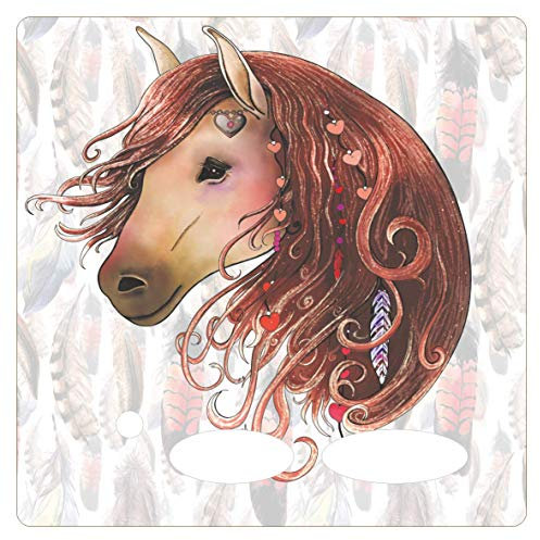 Farbklecks Collection - Folie für Musikbox – Liebes Pferd