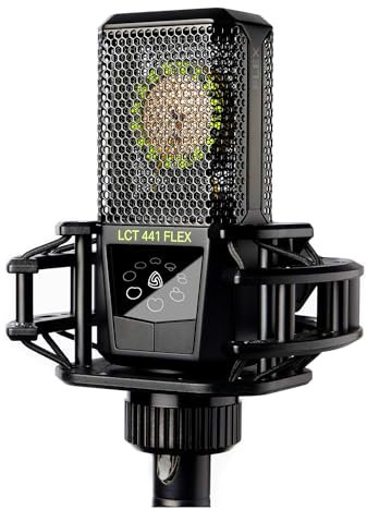 LCT 441 Flex - XLR-Kondensatormikrofon mit Mehrfachcharakteristik für Stimme, Gesang, Instrumentenaufnahmen & andere Studioanwendungen - 1 Echtkondensatorkapsel mit Mikrofonspinne & Popschutz