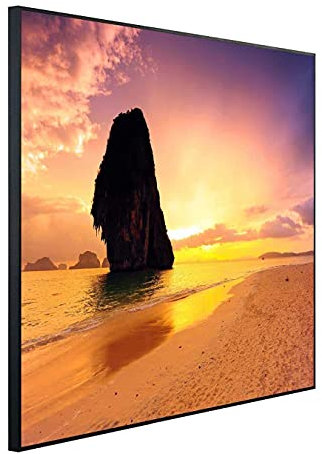 Ecowelle Infrarotheizung mit Bild | 750 Watt | 60x120 cm | Infrarot Heizung| | Made in Germany| d 45 Tham Phra Nang Strand