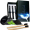 BigPack - The Golden Smile ™ | Professionelles Zahn Bleaching Set Zahnaufhellung mit Natürlichem Aktivkohle Pulver Teeth Whitening Kit Homebleaching,Entfernung Flecken Kaffee, Rauchen, Gelbe Zähne,
