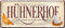 schilderkreis24 -Lustiger Spruch “Hühnerhof“ Deko Schild Humor Metallschild Geschenkidee Hühnerstall Retro Witziges Geschenk zum Geburtstag Weihnachten für Hühner Fans Garten Küche Bauern 28x12 cm