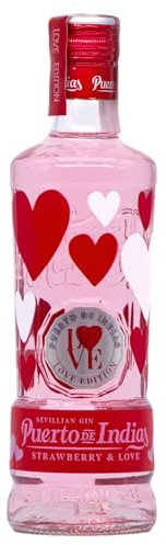 Gin Puerto de Indias - Strawberry Premium Gin - Love's Limited Edition - 70cl - 37.5%