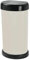 KetoPlastics 42L 42 litre KITCHEN BIN MODA TOUCH TOP LID, PLASTIC, STYLISH BIN WITH FLAT BACK (CREAM)