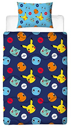 Rest Easy Bettdecke für Einzelbett, ohne Bezug, waschbar, ideal für Reisen und Übernachtungen, 10,5 Tog, Pokemon