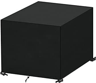 SanGlory Gartentisch Abdeckung 84x84x80cm, Abdeckhaube Gartenmöbel Quadratisch Lounge Abdeckung Wasserdicht Abdeckplane für Gartenmöbel Winterfest Tischabdeckung Gartenmöbel Plane, Anti-UV