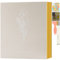 Lanpn Álbum de fotos autoadhesivo, álbum de fotos de lino, páginas magnéticas adhesivas, capacidad para diferentes tamaños de 10x15cm 13x18cm A5 (Pequeñas-20 hojas/40 páginas, beige)
