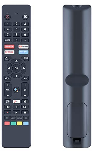 New RM-C3250 RMC3250 Voice Replacement Remote Control Compatible with JVC Smart 4K UHD Ultra HD HDR LED LCD TV with Youtube, Netflix, Prime Video and Google Play Buttons&F Play (Voice Function)