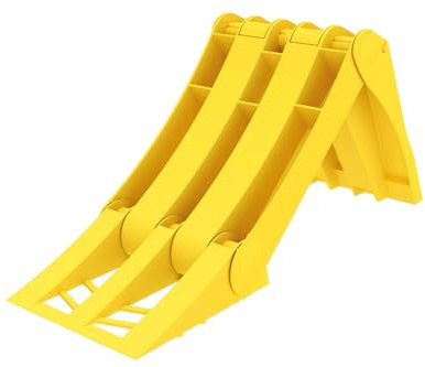 LOKHEN Klappbarer Unterlegkeil mit ORIGAMY 36-Zulassung | unterlegkeile anhänger | unterlegkeile Auto | Unterlegkeil für LKW