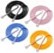 JYJLLM 4 cute pieces Adjustable Skipping rope adult for men, women and kids，speed jumping rope with non slip handle for Home Exercise,Body Fitness, Fat Burning, Boxing