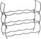 URBN-CHEF 3pc Black Metal Free Standing Stackable Wine Bottle Rack Storage 12 Bottle Size