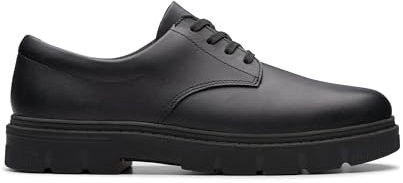 Clarks 261783017, Oxford Plano, Black Leather, 36 EU