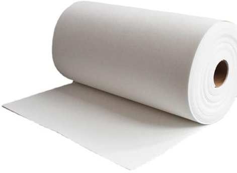 Fireproof Blanket, High-temperature Insulation Blanket Fire Blanket Rock Ceramic Fiber Blanket Roll Felt Insulation Blanket (Size : 5mm0.61x12m)
