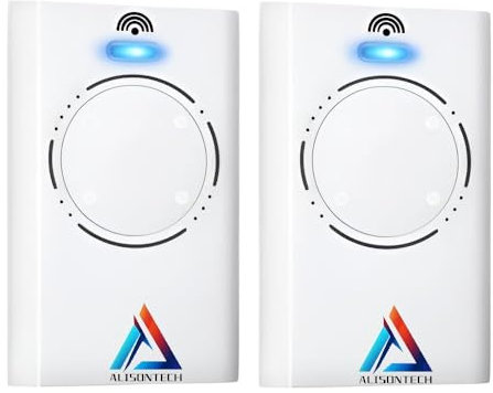 Alisontech 2 x XT4 868 SLH LR Handsender 868MHz 4-Kanal weiße Fernbedienung für Torantriebe und Garagentor 3-Jahres-Garantie