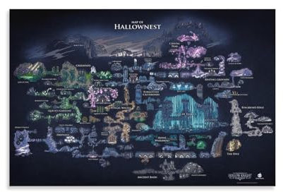 Hollow Knight RPG-Spielkarten-Poster auf Leinwand, Wandkunst, Bauernhaus, Galerie, ästhetische Raumdekoration für Schlafzimmer, Badezimmer, 30 x 45 cm