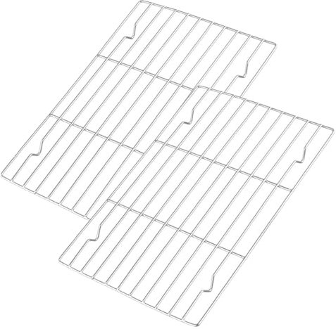 Cooling Racks for Baking, 2 Pcs High Temperature Resistance Cooling Rack, Wire Cooling Rack Used for Baking, Grilling, Cooking Cakes, Pizzas, Meat, Baking Pans or Bread