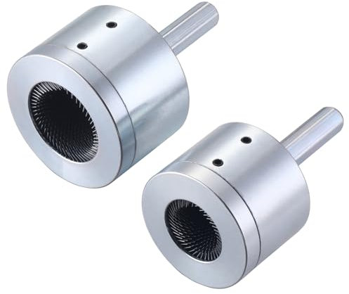 WiMas Lot de 2 nettoyeurs de tuyaux en métal et cuivre - Poignée hexagonale - 15 mm/22 mm - Pour perceuse électrique, plombier, nettoyage