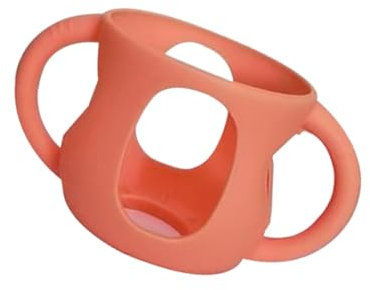 Housse de biberon en silicone, en verre, avec poignées, porte-biberon, incassable, résistant aux chutes et aux chocs, passe au lave-vaisselle