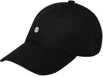 Element Icon Dad Twill - Klassisches Dad-Cap - Unisex - One Size - Schwarz