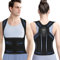 Fascia Posturale Spalle Schiena Uomo: Correttore Posturale Fascia Lombare Supporto Donna - Tutore Spalla Busto Schiena Dritta Elastica Regolabile - Ortopedico Cintura per Raddrizza Schiena Collo M