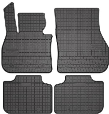 Wielganizator SolidPRO Gummimatten passend für BMW X1 U11 (2022-) | Qualität: Premium - Genaue Passform, rutschfest 4-teilig Fußmatten- Schwarz