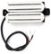 Warmhm Dual-Rail-Pickup Humbucker Alnico-5-Tonabnehmer Alnico-V-Tonabnehmer Weiß