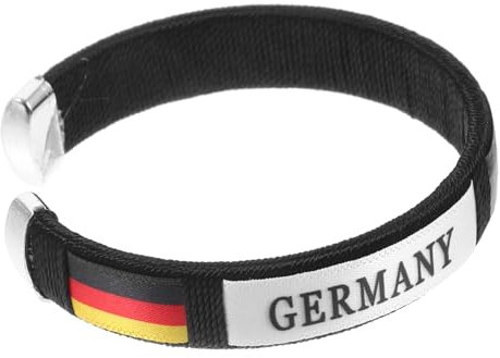 LOORGVEL Fußballarmband Gurtband Hautfreundliches und Dehnbares Jubelarmband für Fans für Fußballliebhaber und Sportliche Anlässe Modisches Accessoire
