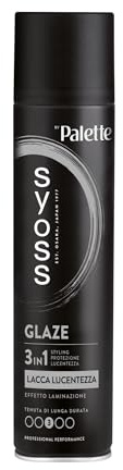 Syoss Shine Glanzlack 300 ml, Haarspray für weiches und glänzendes Haar, 3-in-1 Styling, Schutz, Halt 4, Haarspray mit Vitaminkomplex