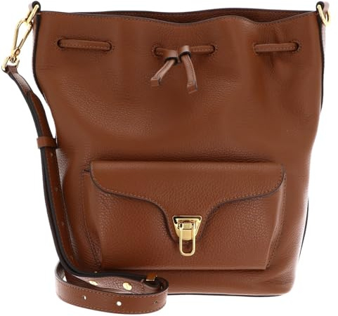 Coccinelle Leder Umhängetasche Schultertasche Beat Generatio Bucket Bag