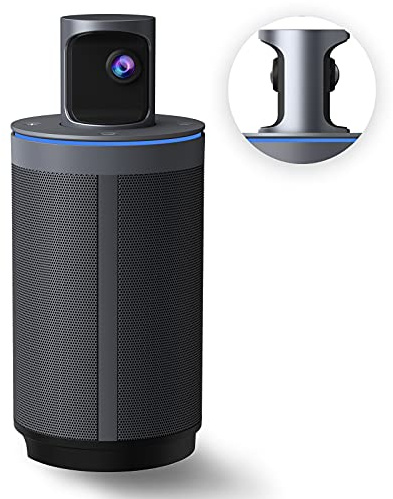 NexiGo Meeting 360 (Gen 2), 8K Captured AI-Powered Framing & Speaker Tracking, Plug & Play, 1080p HD 360-Degree Smart Video Conference Camera, 8 Noise-Cancelling Microphones