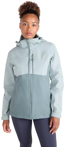 Mountain Warehouse Rainforest Womens Jacket -Waterproof Rain Coat with Pockets & Adjustable Hem, Mesh lined, Packaway Hoodie - For Spring Summer & Outdoors