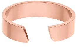 Purelei Pono Ring – verstellbarer, dezenter Edelstahlring in breiterem Design, wasserfest – 14K vergoldet, 18K rosévergoldet oder silberfarben