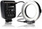 Meike FC-100 - Luce flash macro a LED con display LCD e controllo della potenza e anello adattatore, compatibile con Canon, compatibile con Nikon, Pentax Olympus DSLR Camcorder
